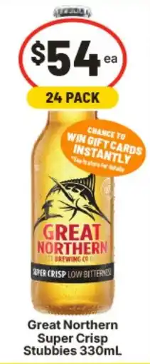 IGA Great Northern Super Crisp Stubbies offer