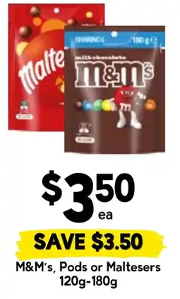 Drakes M&M's, Maltesers offer
