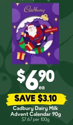Drakes Cadbury Dairy Milk Advent Calendar offer