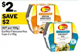 Woolworths SunRice Flavoured Rice Cups offer