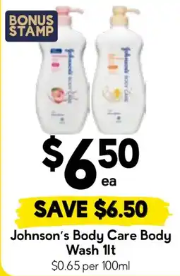 Drakes Johnson's Body Care Body Wash offer