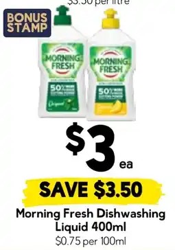 Drakes Morning Fresh Dishwashing Liquid offer
