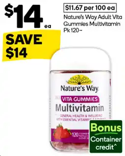 Woolworths Nature's Way Vita Gummies Multivitamin offer