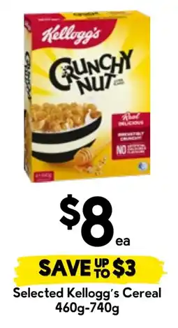 Drakes Kellogg's Crunchy Nut Cereal offer