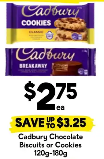 Cadbury Chocolate Biscuits or Cookies
