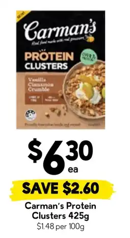 Drakes Carman's Protein Clusters offer