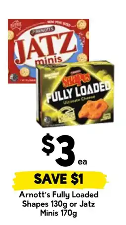 Drakes Arnott's Fully Loaded Shapes offer