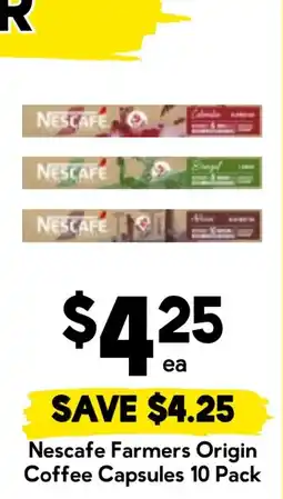 Drakes Nescafe Farmers Origin Coffee Capsules offer