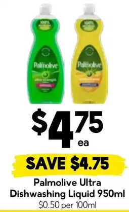 Drakes Palmolive Ultra Dishwashing Liquid offer