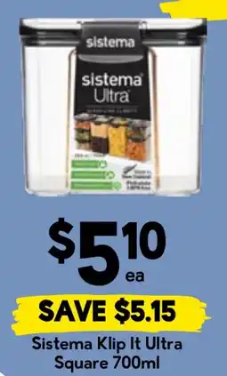 Drakes Sistema Klip It Ultra Square offer
