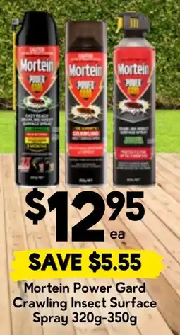 Drakes Mortein Power Gard Crawling Insect Surface Spray offer