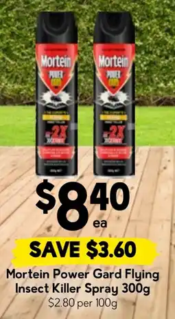 Drakes Mortein Power Gard Flying Insect Killer Spray offer