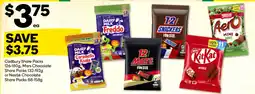 Woolworths Cadbury Share Packs offer