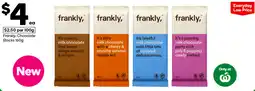 Woolworths Frankly, Chocolate Blocks offer