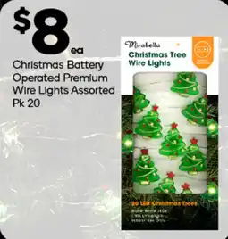 Woolworths Mirabella Christmas Tree Wire Lights offer