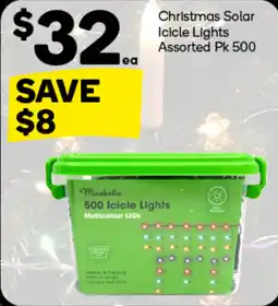 Woolworths Mirabella 500 Icicle Lights offer