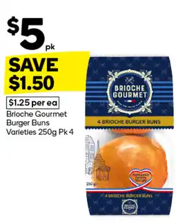 Woolworths Brioche Gourmet Burger Buns Varieties offer