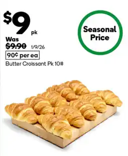 Woolworths Butter Croissant offer