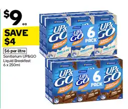 Woolworths Sanitarium UP&GO Liquid Breakfast offer