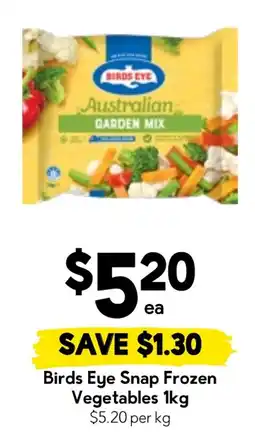 Drakes Birds Eye Snap Frozen Vegetables offer