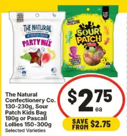 IGA The Natural Confectionery Co. Sour Patch Kids Bag offer