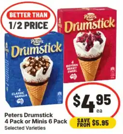 IGA Peters Drumstick Selected Varieties offer