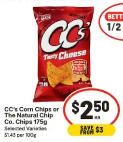 IGA CC's Corn Chips offer