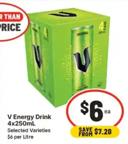 IGA V Energy Drink offer
