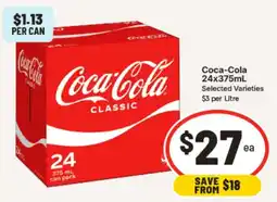 IGA Coca-Cola Classic offer
