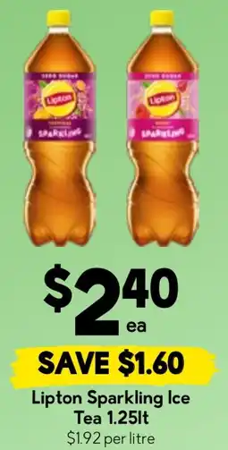 Drakes Lipton Sparkling Ice Tea offer