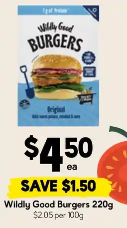 Drakes Wildly Good Burgers offer