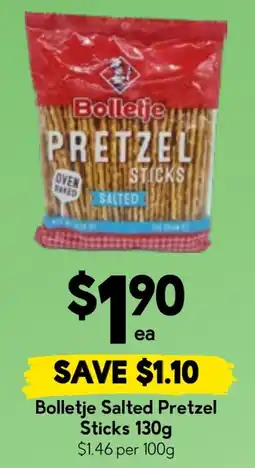 Drakes Bolletje Salted Pretzel Sticks offer