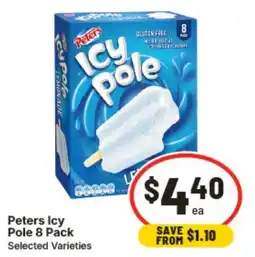 IGA Peters Icy Pole Selected Varieties offer