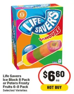IGA Life Savers Ice Block 8 Pack offer