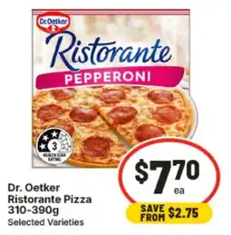 IGA Dr. Oetker Ristorante Pizza offer