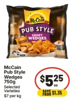 IGA McCain Pub Style Wedges offer