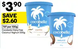 Woolworths Cocobella Dairy Free Coconut Yoghurt offer
