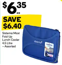 Woolworths Systema Maxi Fold Up Lunch Cooler offer