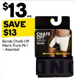 Woolworths Bonds Chafe Off Men's Trunk offer