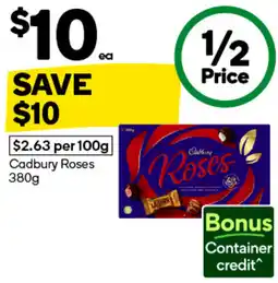 Woolworths Cadbury Roses offer