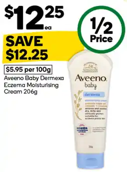 Woolworths Aveeno Baby Dermexa Eczema Moisturising Cream offer