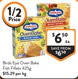 Foodworks Birds Eye Oven Bake Fish Fillets offer