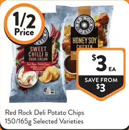Foodworks Red Rock Deli Potato Chips offer