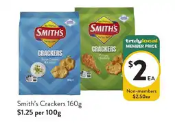 Foodworks Smith's Crackers offer