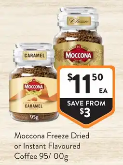 Foodworks Moccona Freeze Dried or Instant Flavoured Coffee offer