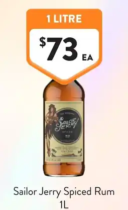 Foodworks Sailor Jerry Spiced Rum offer