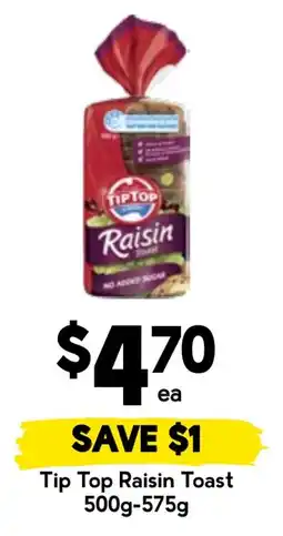 Drakes Tip Top Raisin Toast offer