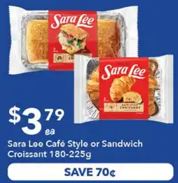Ritchies Sara Lee Café Style or Sandwich Croissant offer