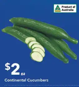Ritchies Continental Cucumbers offer