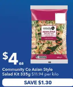 Ritchies Community Co Asian Style Salad Kit offer